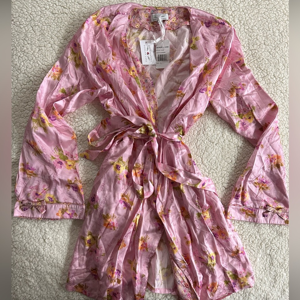 NWT LoveShackFancy X Morgan Lane Langley Robe